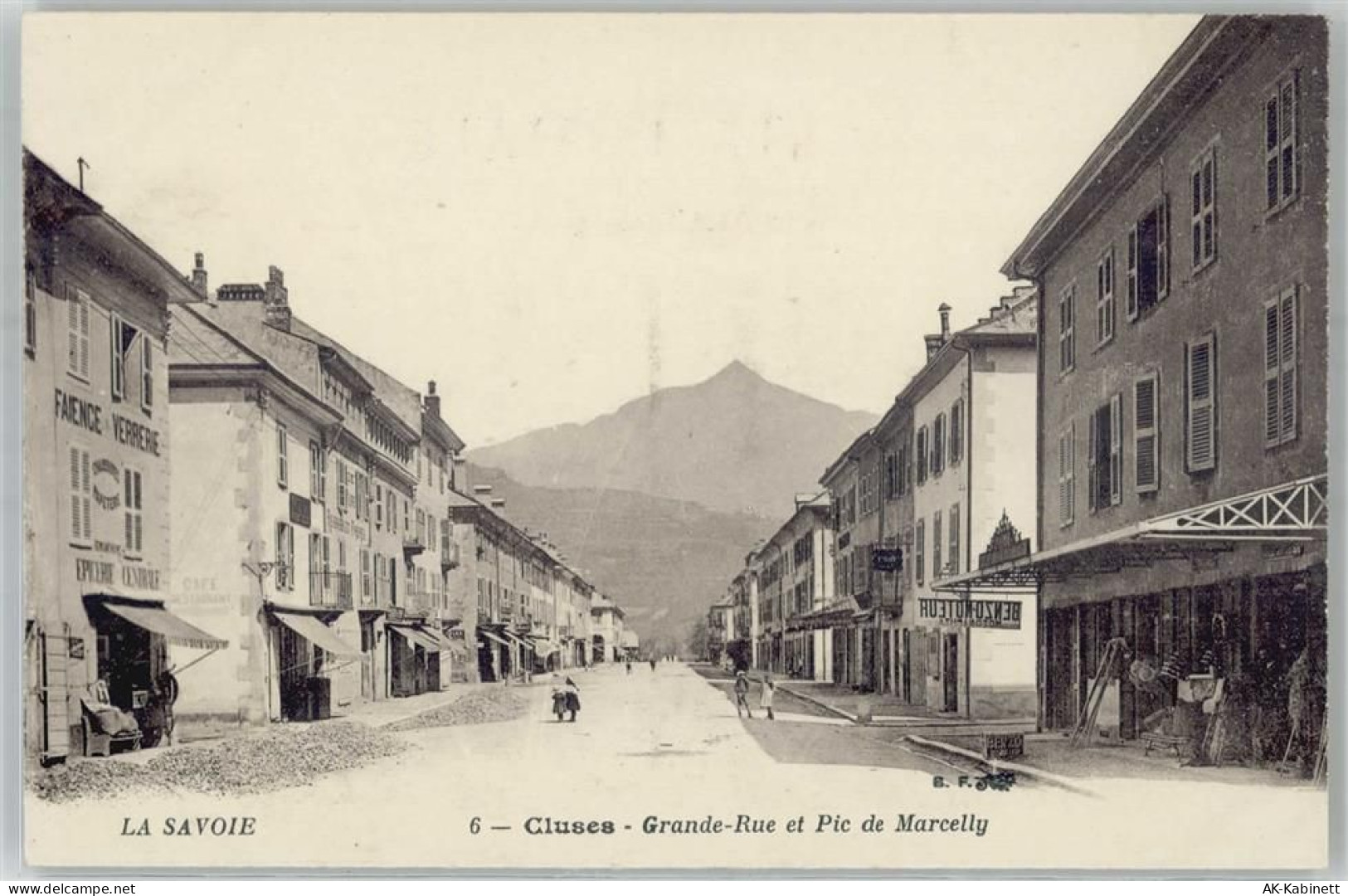 74300 Cluses Lithographie Straße - 51601166