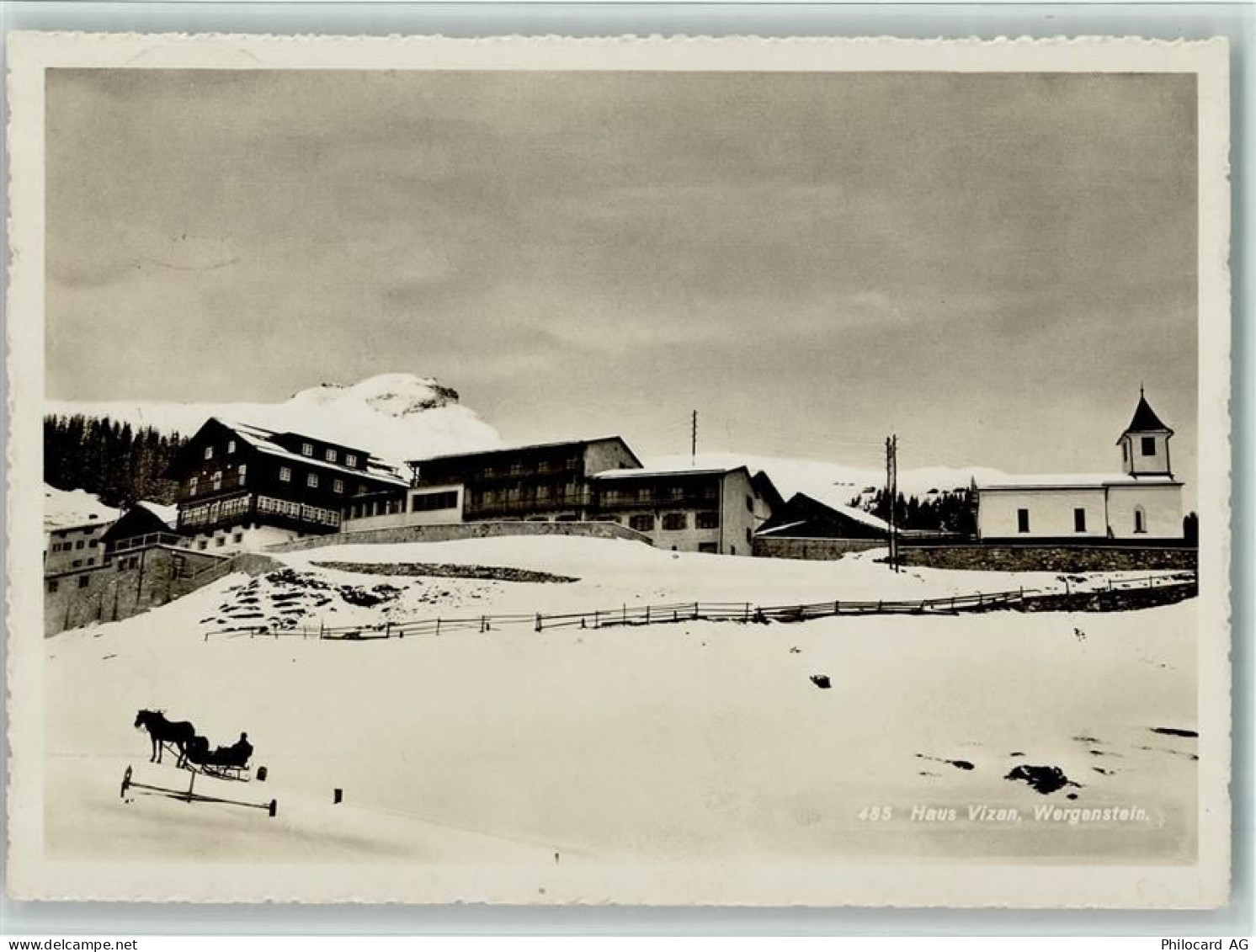 7433 Wergenstein - Haus Vizan Winteraufnahme - 10156174