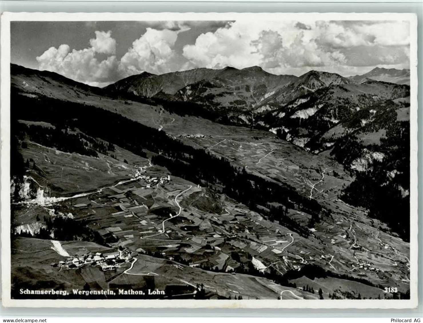 7433 Wergenstein - Schamserberg Mathon Lohn - 11058609