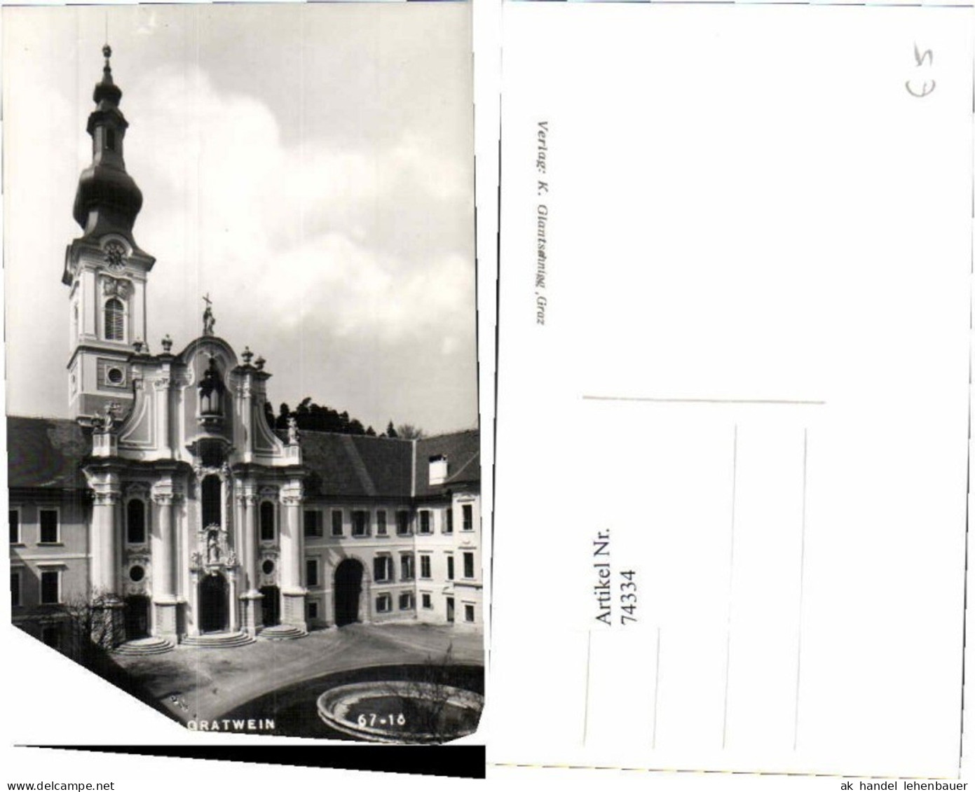 74334,Stift Rein bei Gratwein 1940