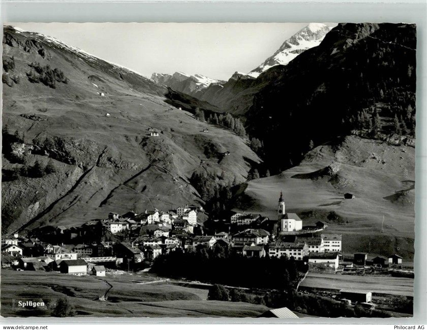 7435 Splügen 1965 Foto AK - 38211744