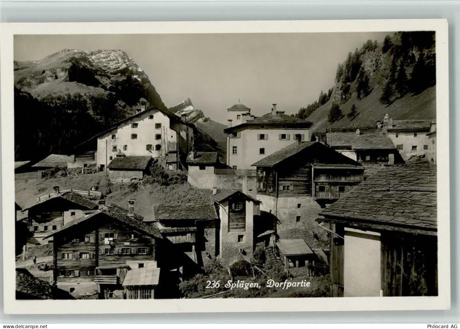 7435 Splügen - Dorfpartie - 13116934