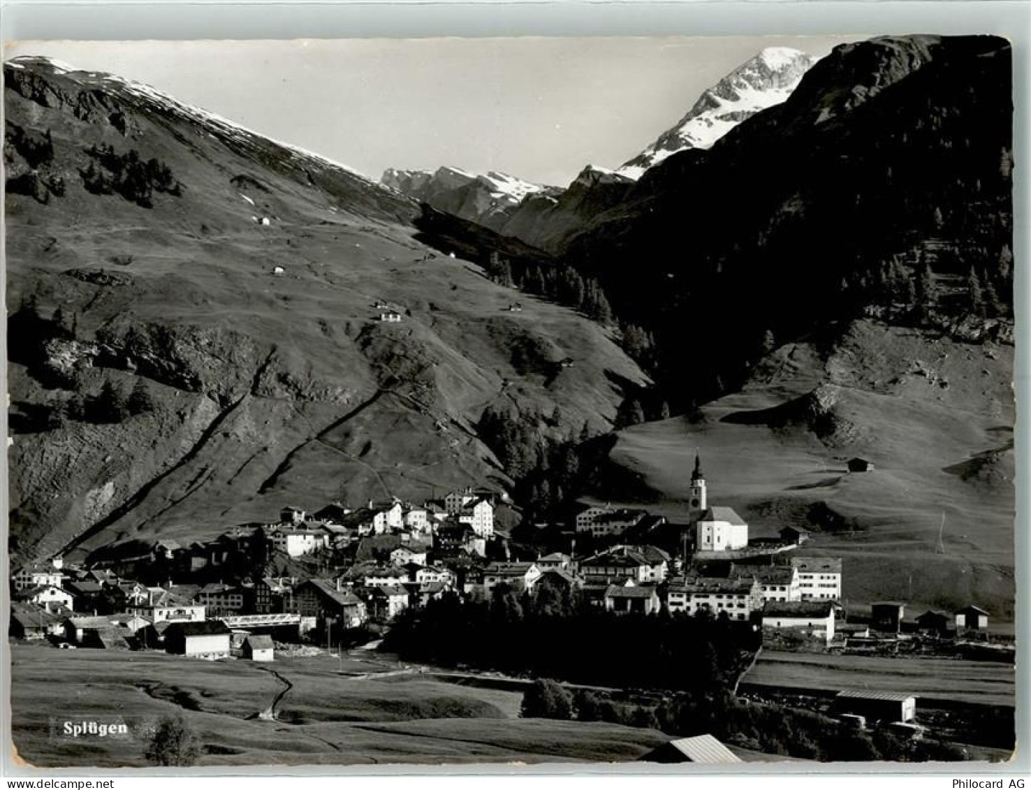 7435 Splügen Foto AK - 39698011