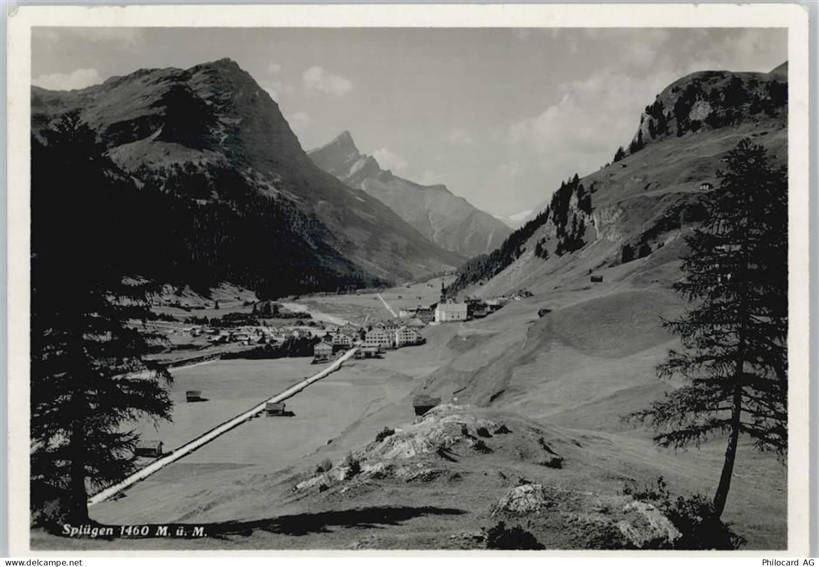 7435 Splügen Splügenpass - Marke entfernt - 50413295