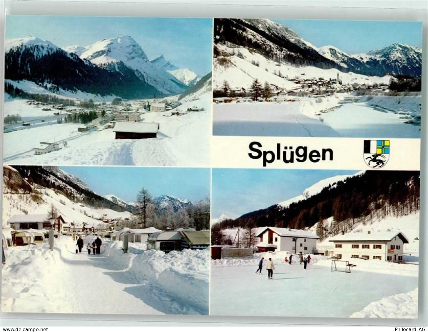 7435 Splügen - Winter Schlittschuhläufer Camping - 39495570
