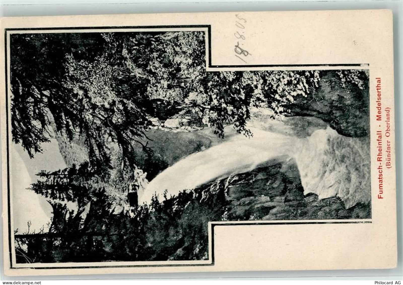 7436 Medels im Rheinwald 1905 - Fumatsch Rheinfall - 39375732
