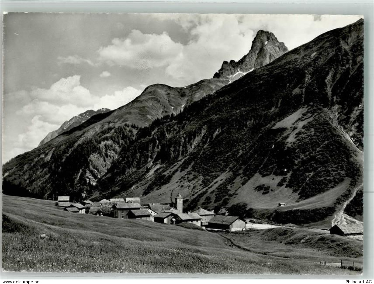 7438 Hinterrhein 1963 Foto AK - 38023429