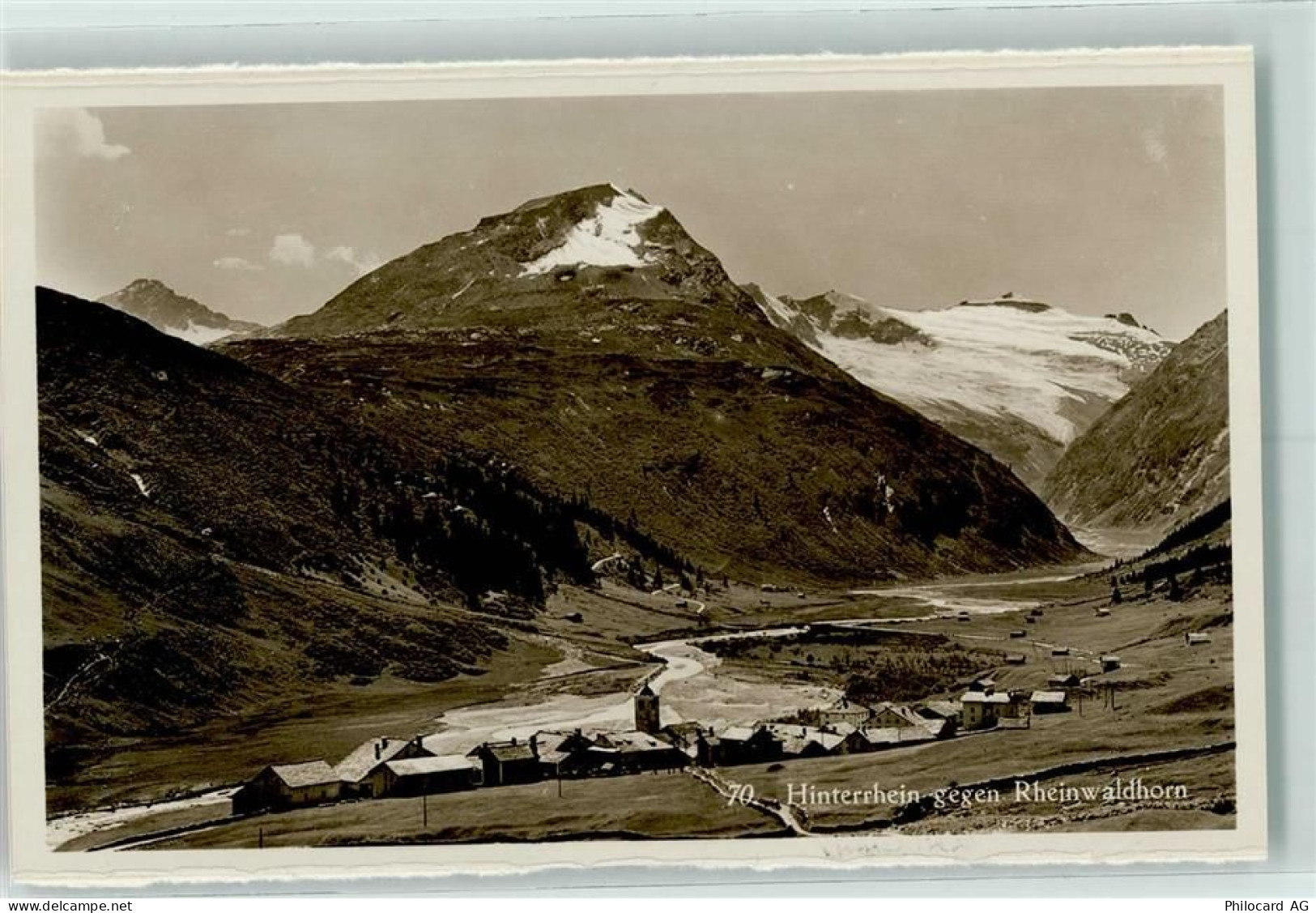 7438 Hinterrhein - Hinterrhein gegen Rheinwaldhorn - 10217223