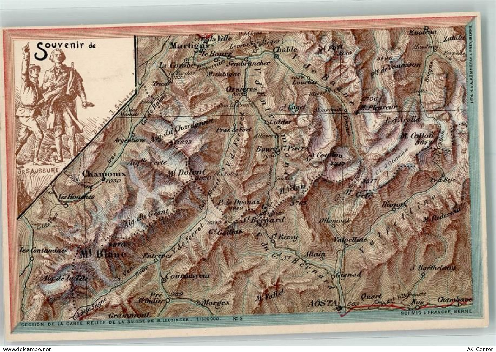 74400 Chamonix-Mont-Blanc - Souvenir Kartographie - 10218997