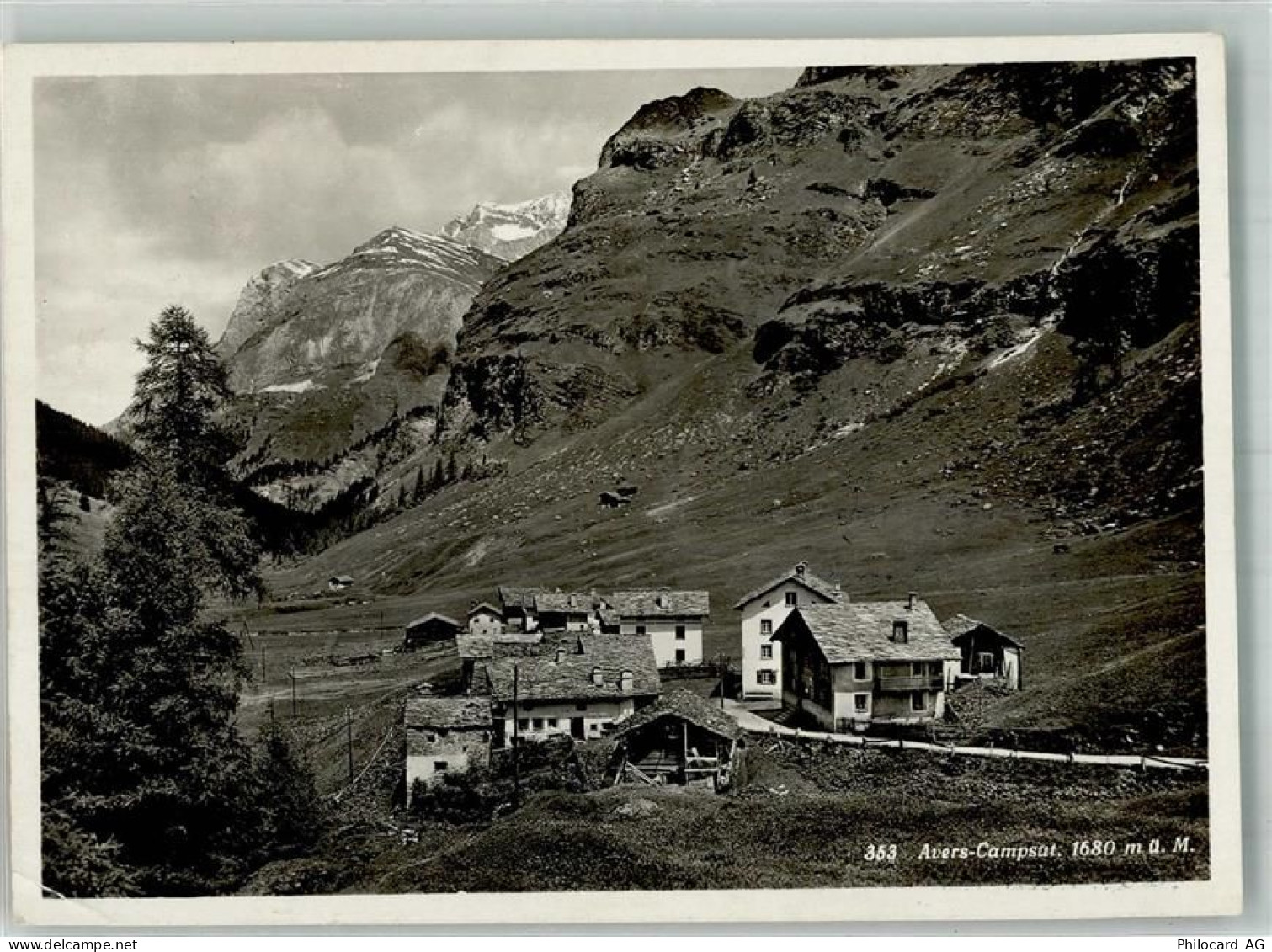 7447 Am Bach Avers Gebrauchsspuren Avers-Campsut Gasthaus zur Post - 10748604