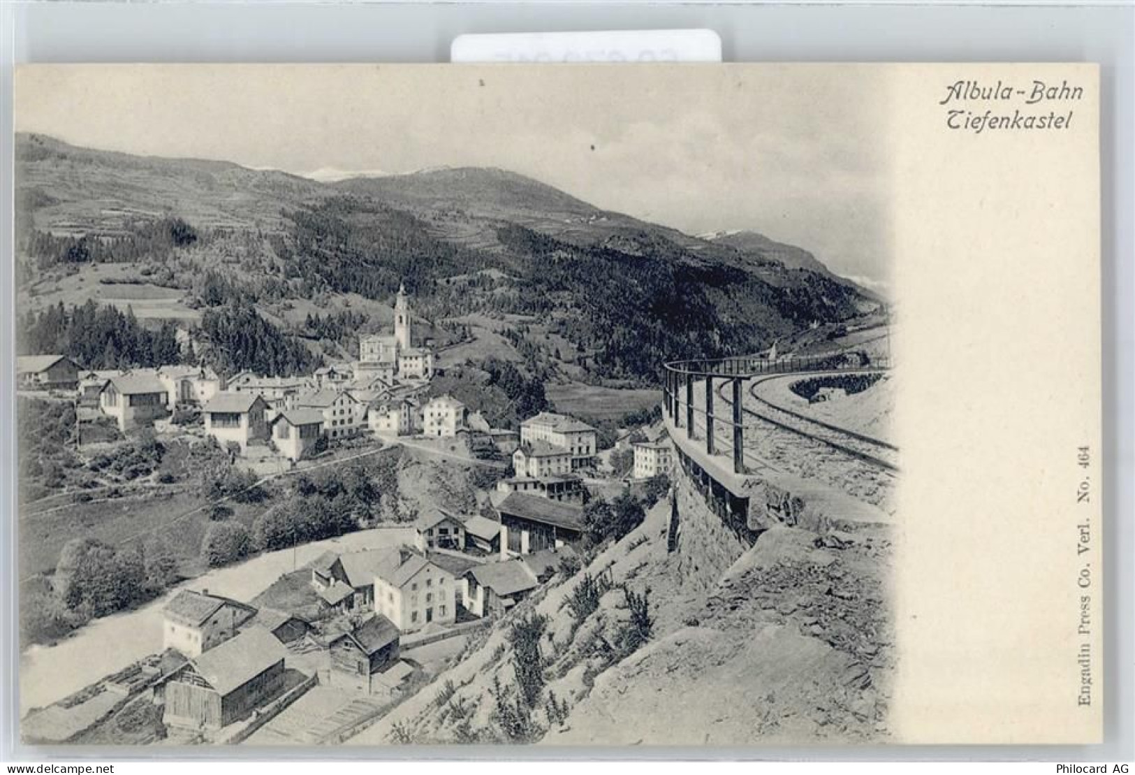 7450 Tiefencastel - Gesamtansicht, albulabahn - 50670315