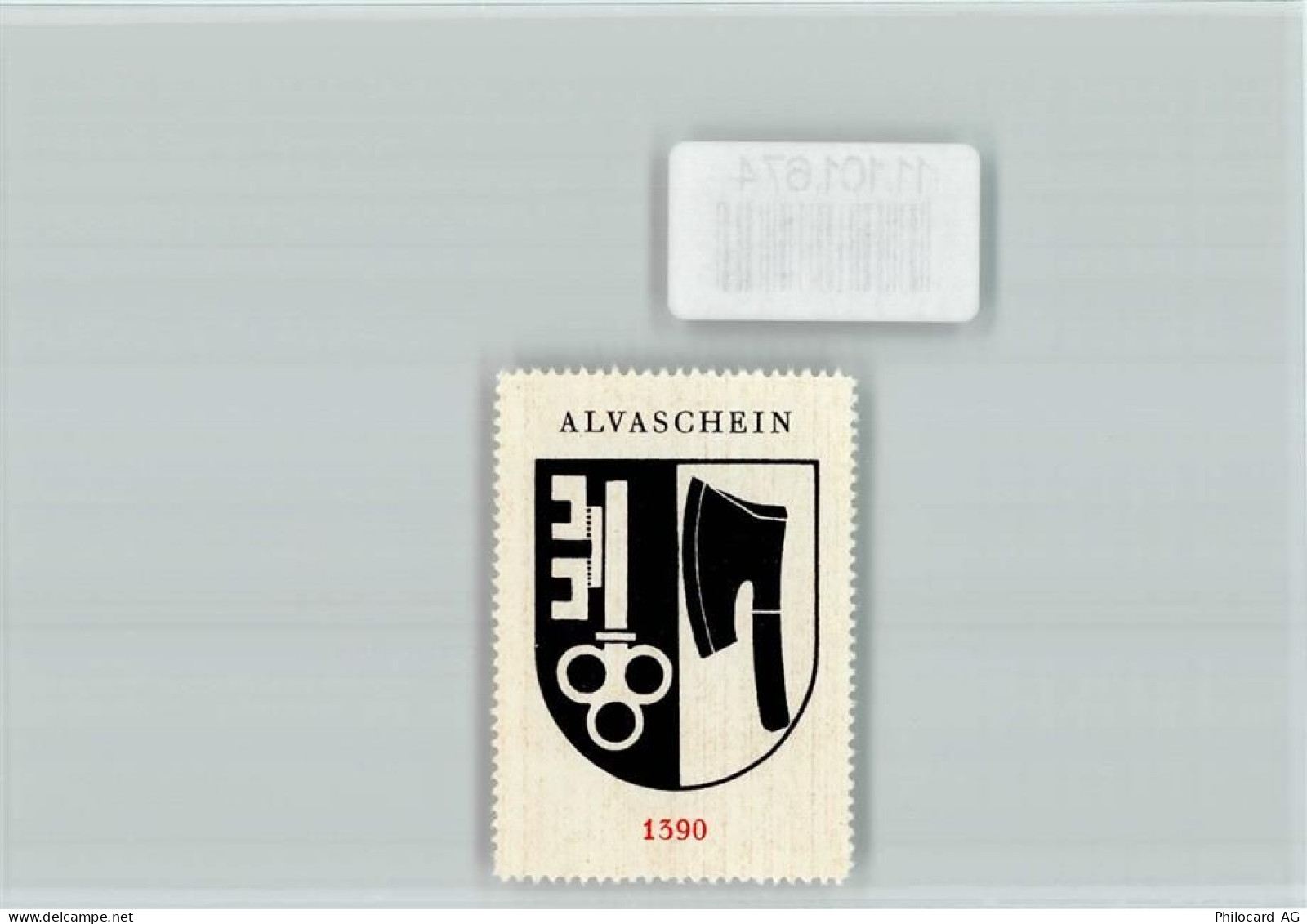 7451 Alvaschein - Vignette Wappen Kaffee Hag ca 1920-1940 - 11101674
