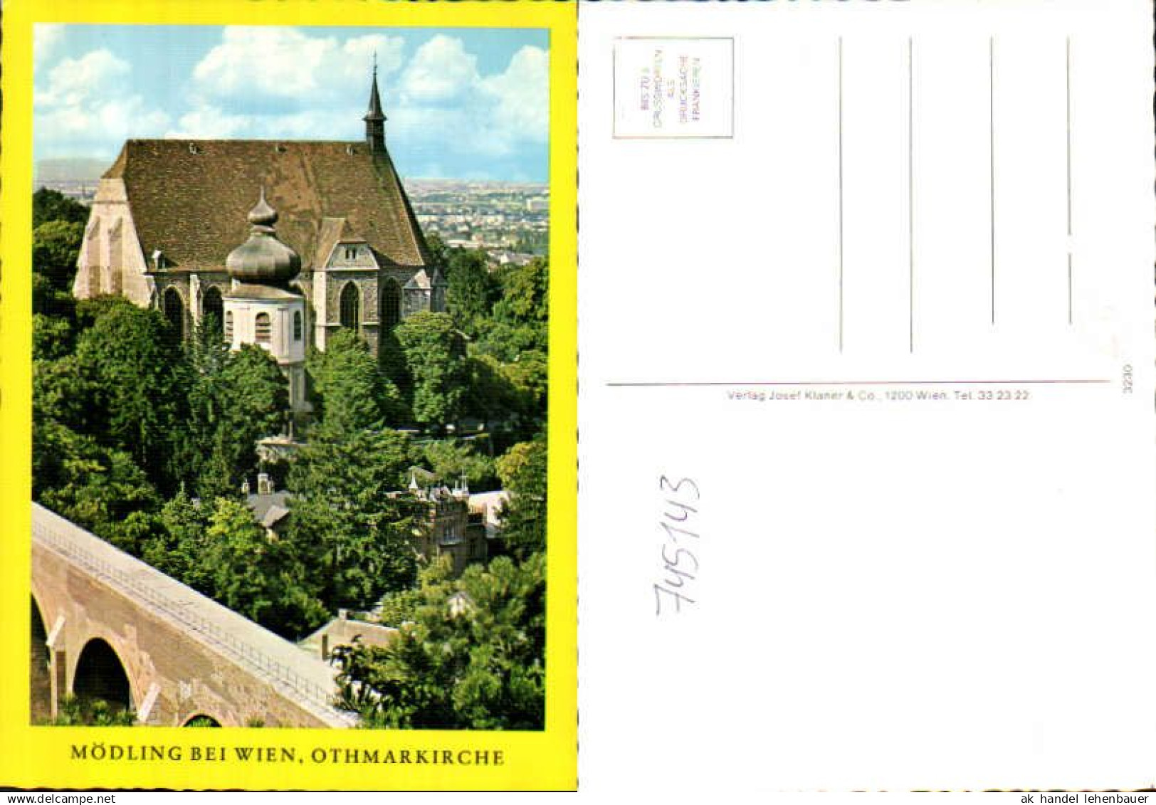 745143 Mödling b. Wien Othmarkirche Kirche