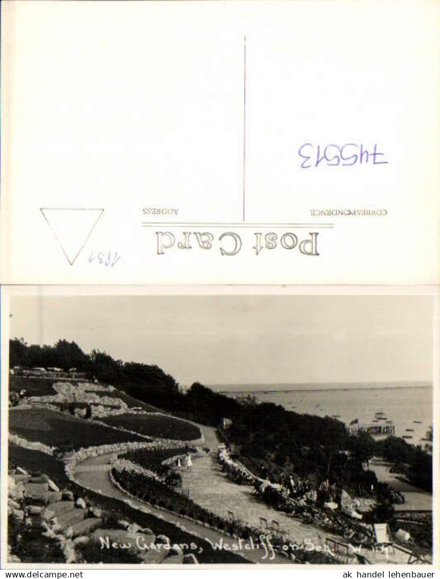 745513 Foto AK Westcliff-on-Sea New Gardens Küste Great Britain