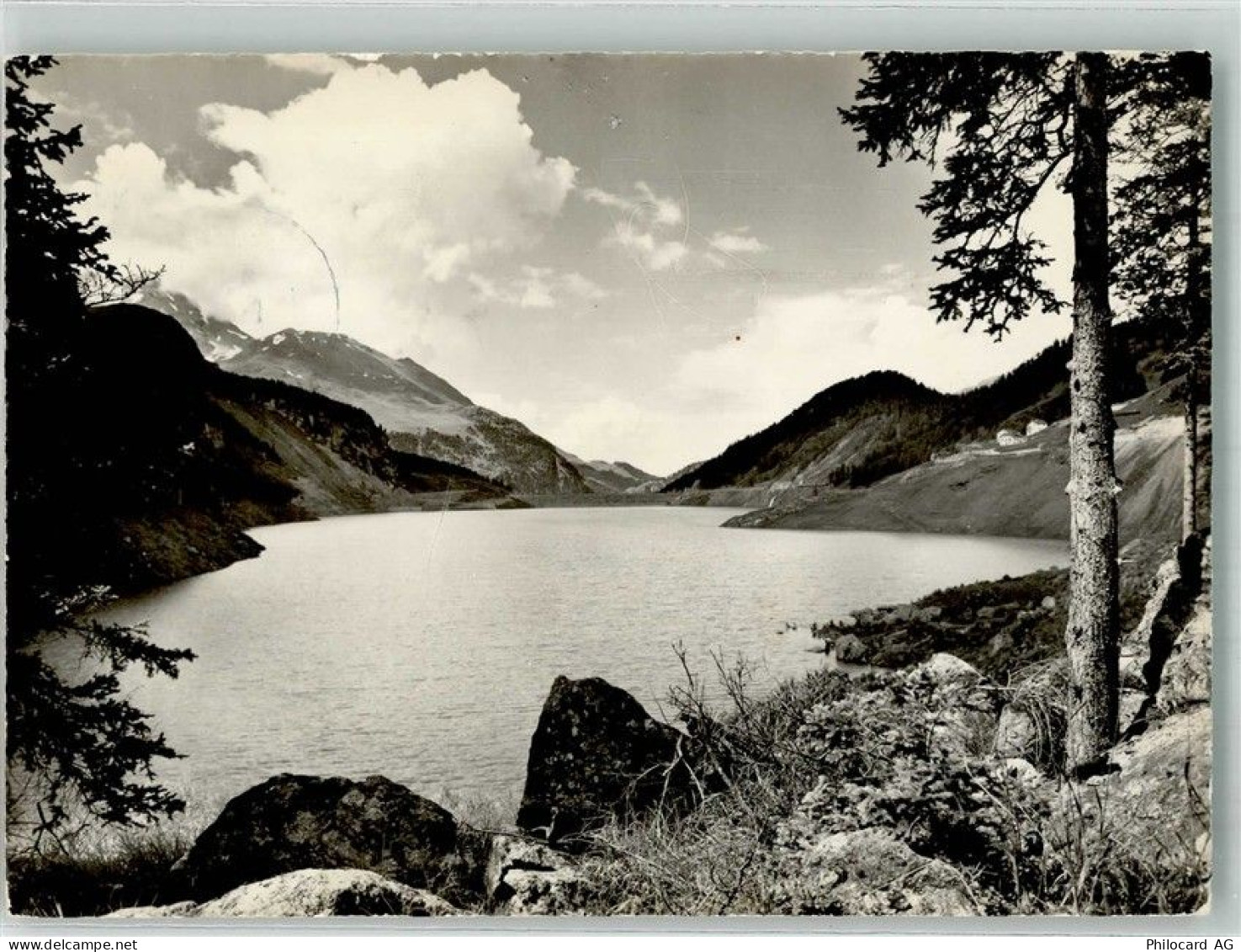 7456 Sur 1957 Gebrauchsspuren Stausee Marmorera Juliawerk der Stadt Züri... - 38221187