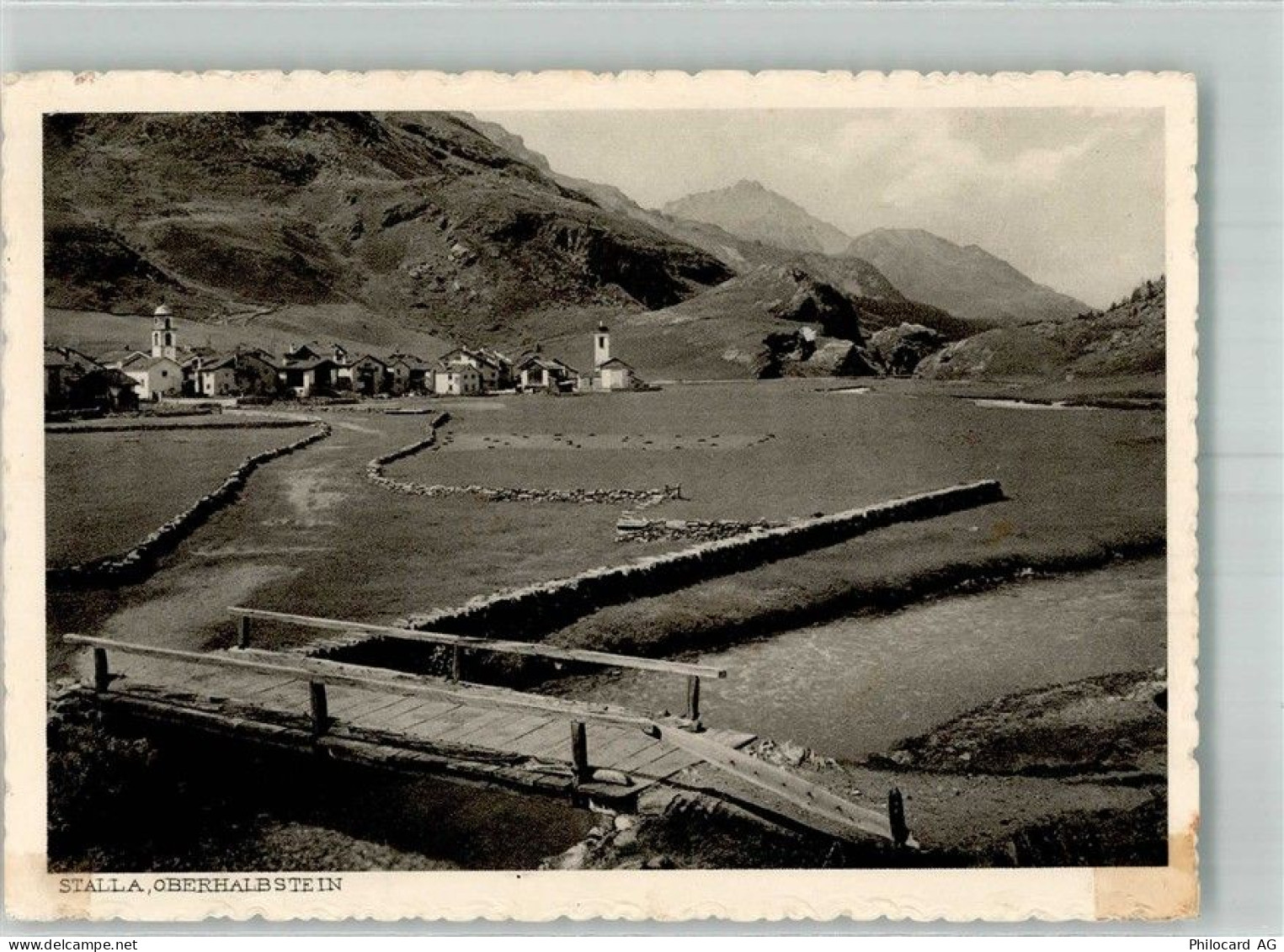 7457 Bivio 1932 Foto AK Stalla Oberhalbstein - 38211743