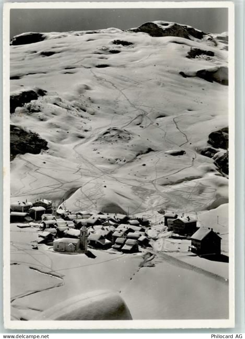 7457 Bivio - Blick auf Bivio mit Cuolms Winteraufnahme - 10156503