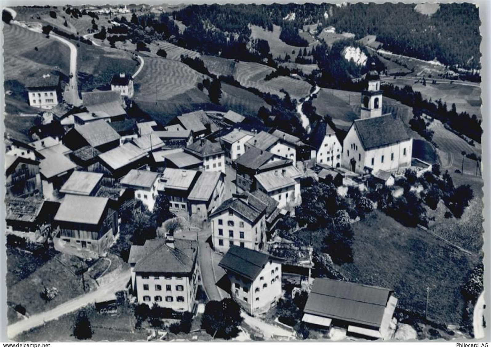 7458 Mon - Fliegeraufnahme Kirche - 50565429