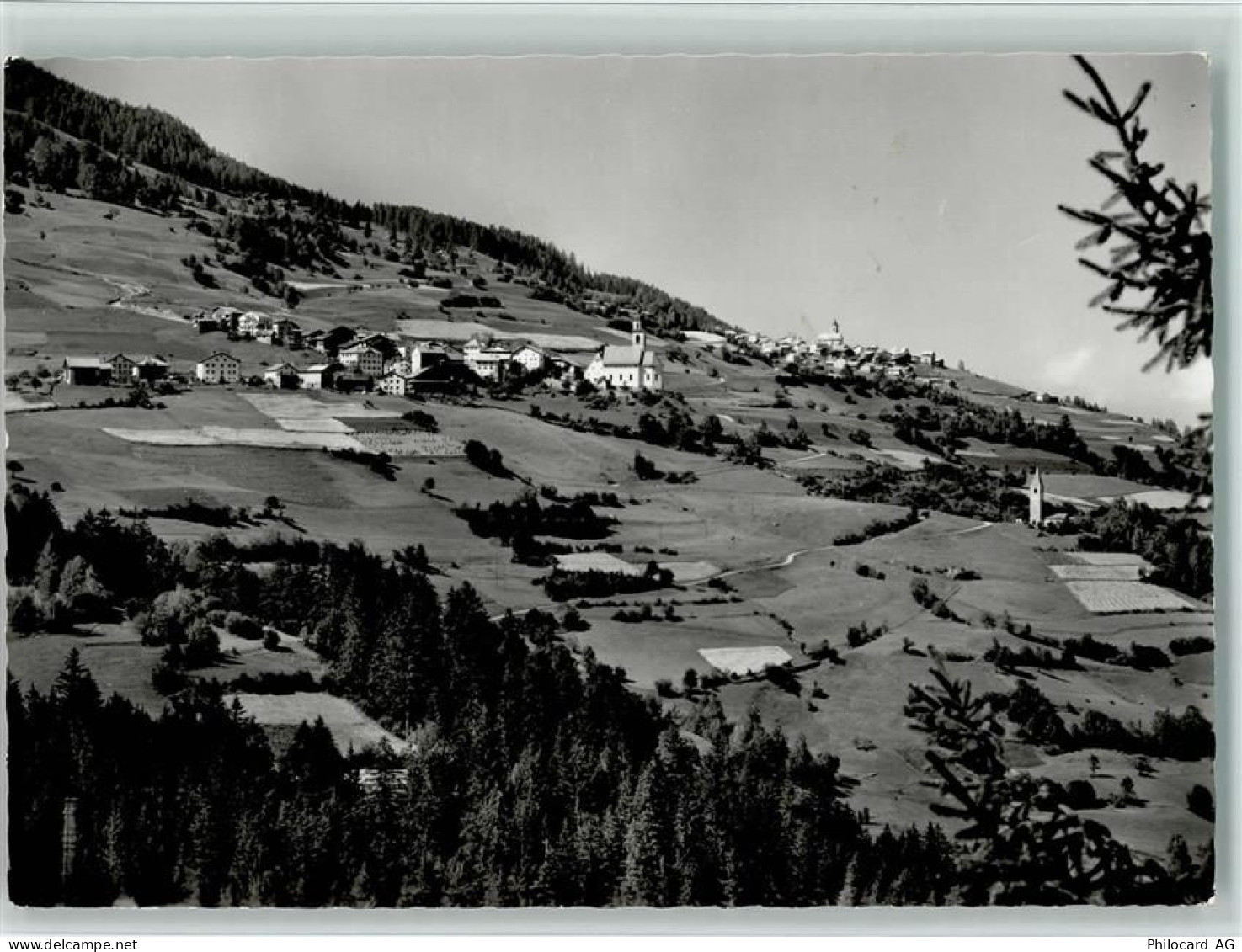 7458 Mon - Mon und Stierva bei Tiefencastel Von der Julierstrasse - 10157029