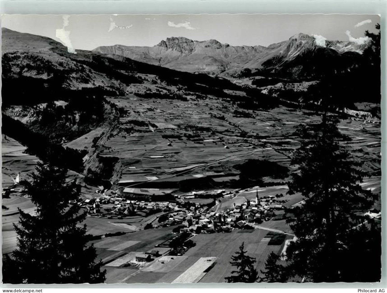 7460 Savognin Gebrauchsspuren Oberhalbstein gegen Piz Curver und Ziteil... - 10302131