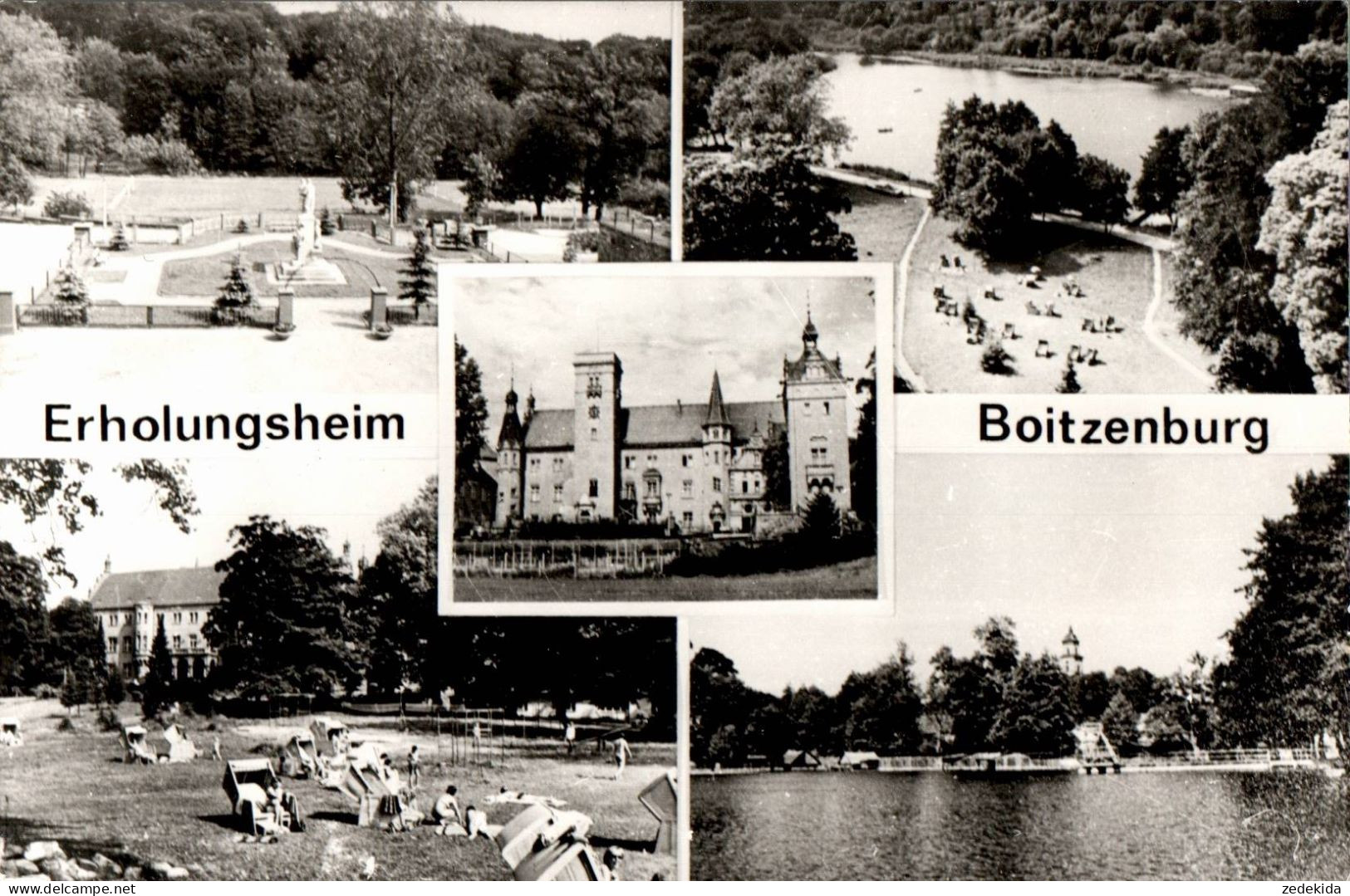 7471 - Boitzenburg Erholungsheim - O. Pritschow Foto Handabzug