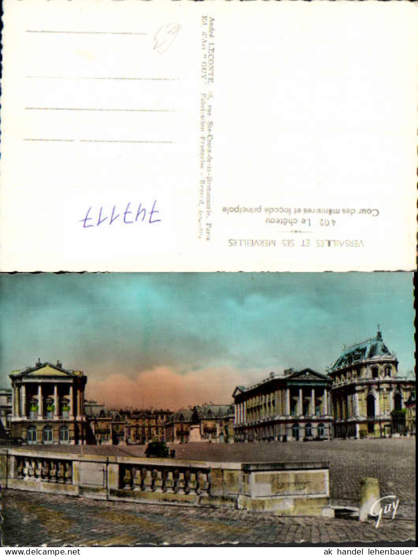 747117 Foto AK Versailles Le chateau Facade principale Schloss France