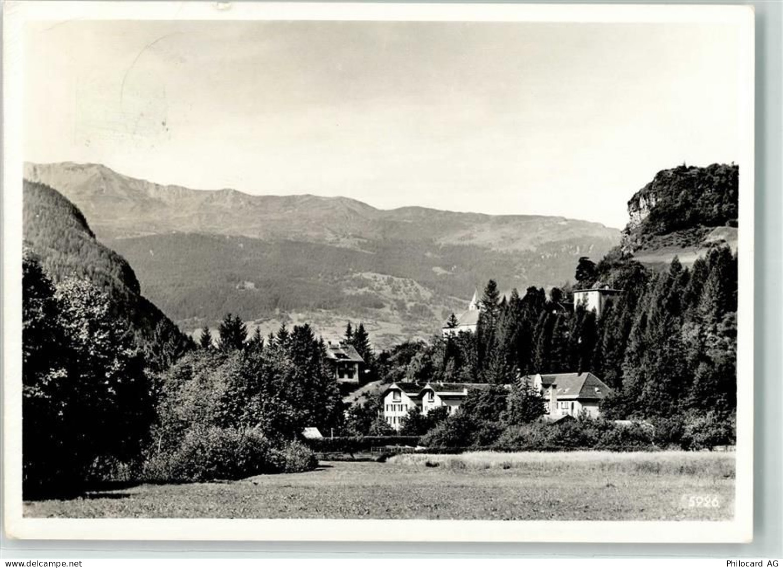 7473 Alvaneu Bad Foto AK Verlag u. Fotograf Hans Steiner Kurhaus-Anlagen... - 39491365
