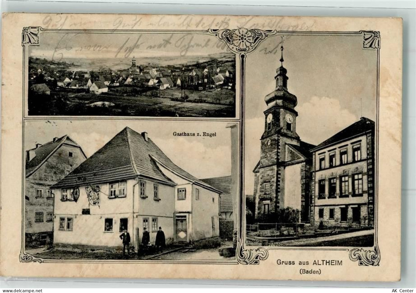 74731 W6968 Altheim , Bauland - Gasthaus Zum Engel Kirche - 13622202