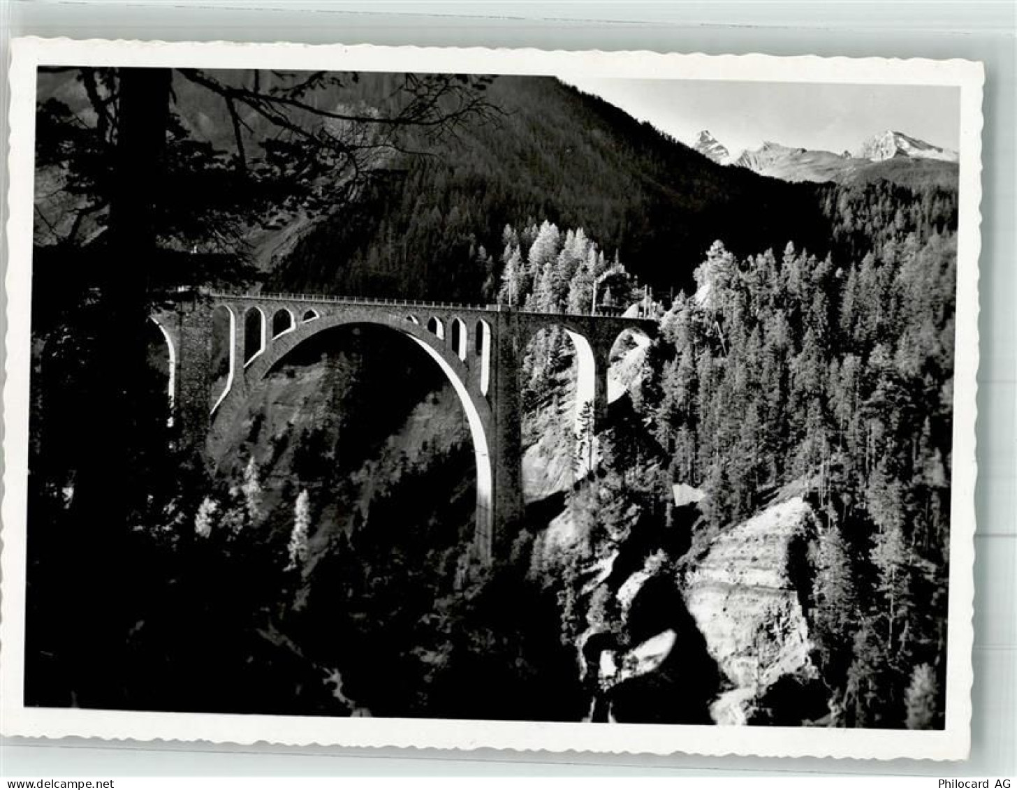 7477 Filisur 1943 Foto AK Wiesen Viadukt - 38025239