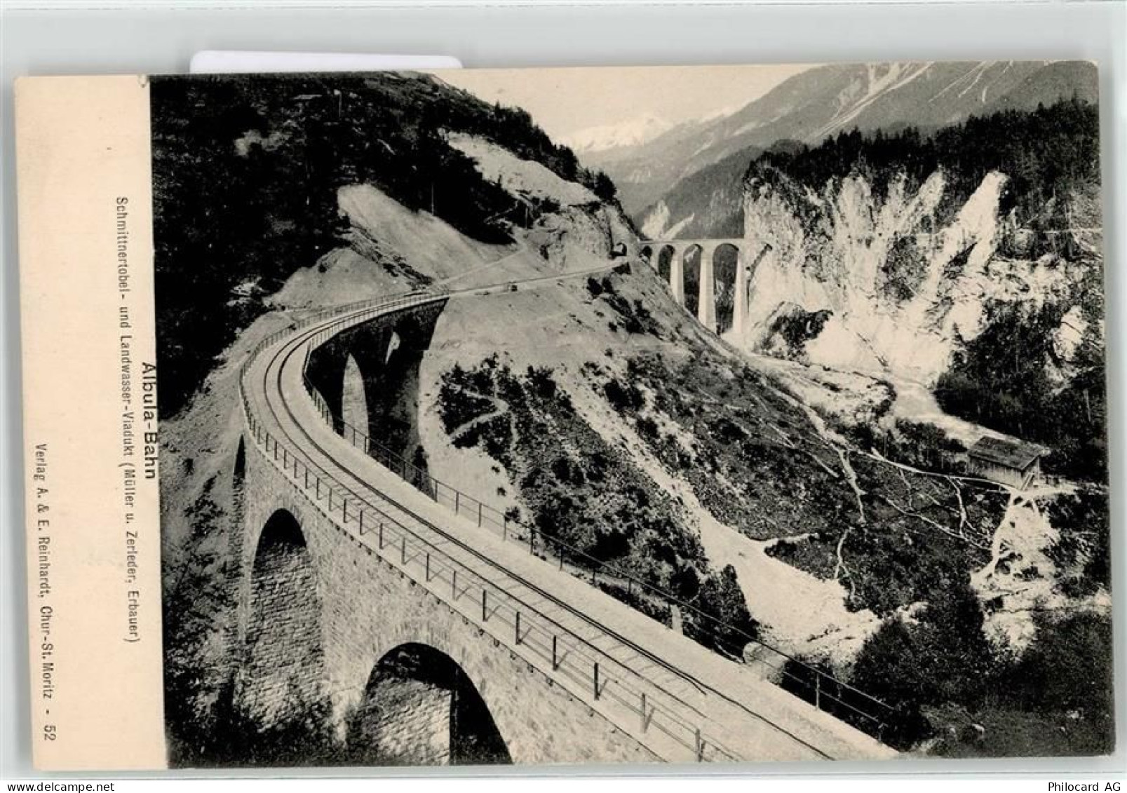 7477 Filisur - Albula Bahn Landwasser-Viadukt - 52021039