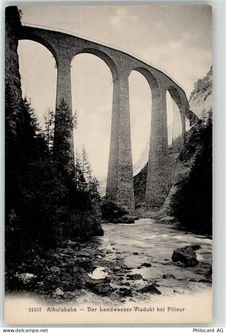 7477 Filisur - Landwasser-Viadukt Eisenbahn - 52020769