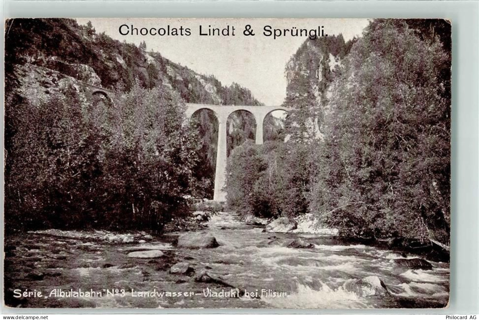 7477 Filisur - Landwasserviadukt Chocolats Lindt und Sprüngli - 10590981