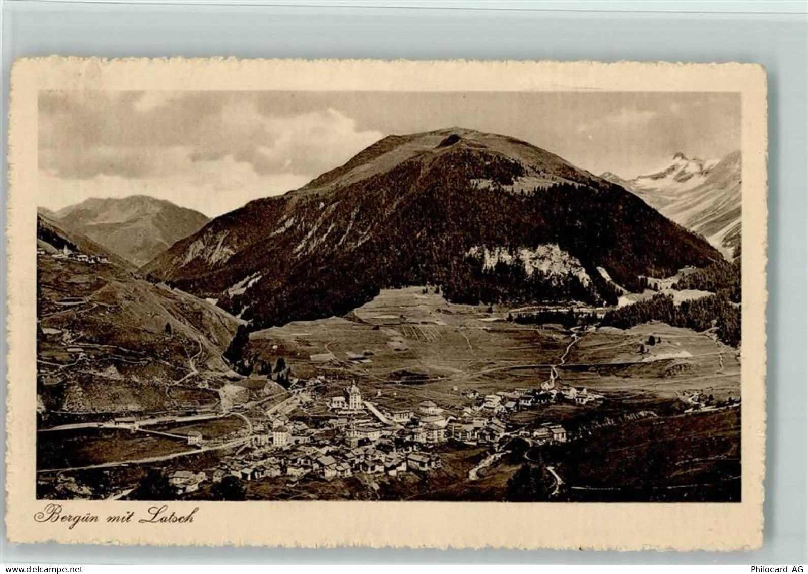 7482 Bergün Bravuogn 1915 - mit Latsch - 10196210