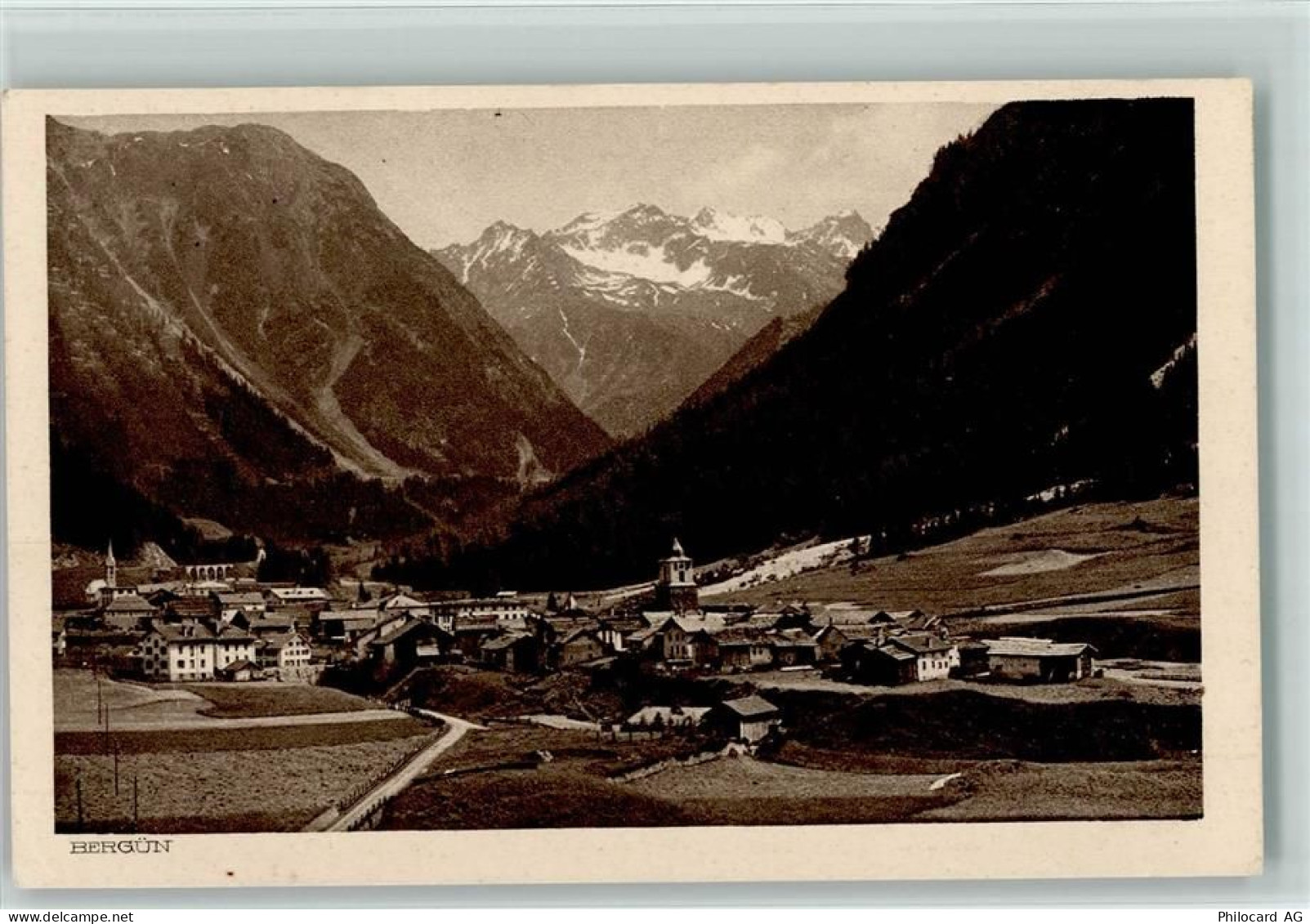 7482 Bergün Bravuogn 1916 - Rhätische Bahn Graubünden - 10196202