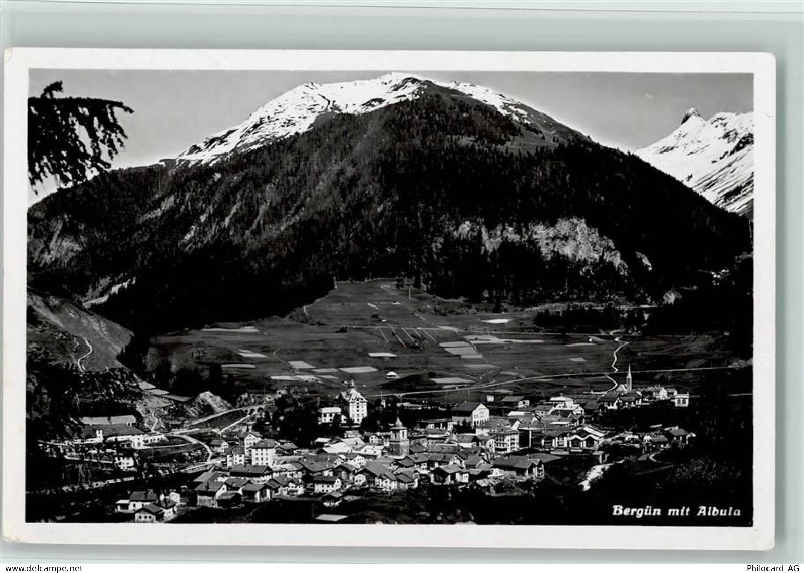 7482 Bergün Bravuogn 1942 - mit Albula - 10196214