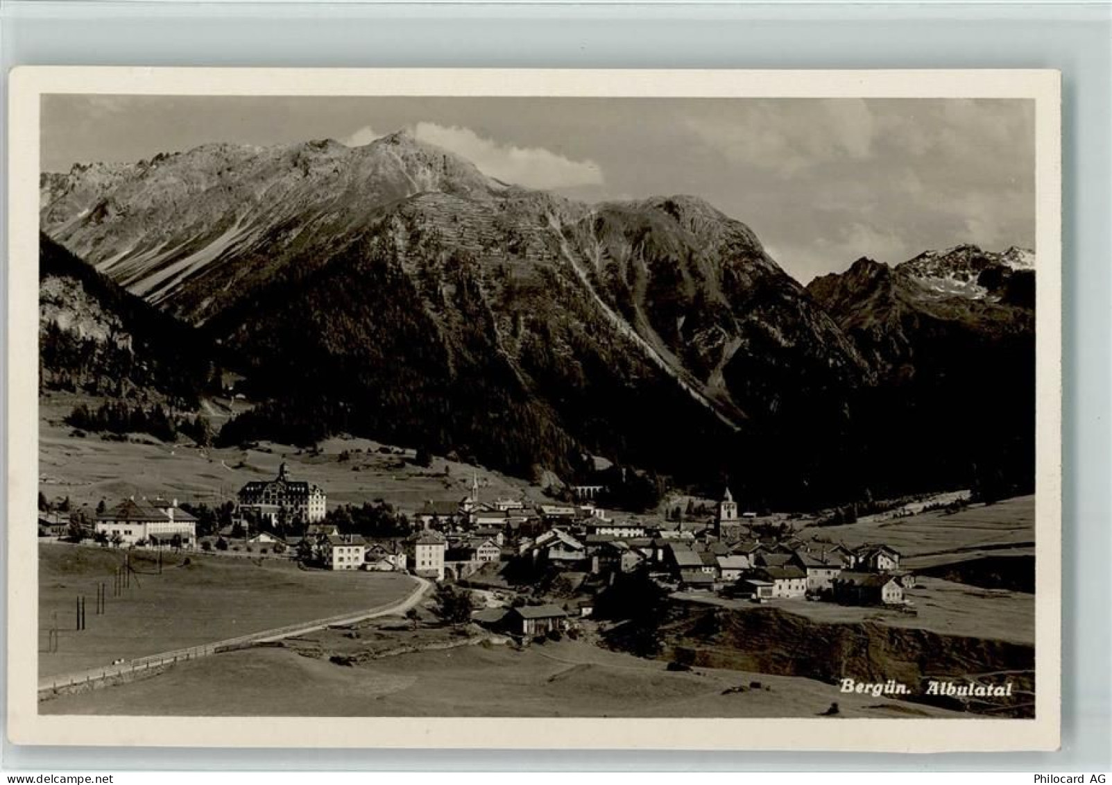 7482 Bergün Bravuogn - Albulatal Gesamtansicht - 10156369