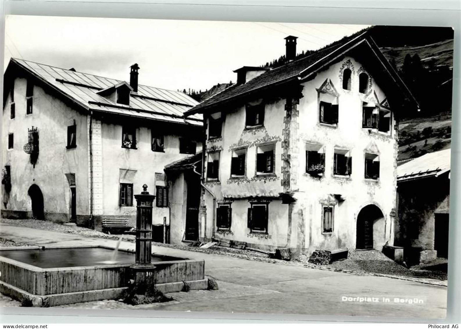 7482 Bergün Bravuogn - Dorfplatz - 39698631