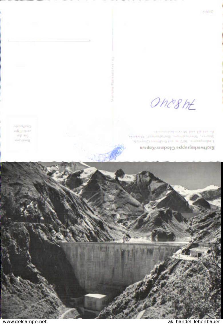 748240 Kaprun Kraftwerksgruppe Glockner Kaprun Limbergsperre Talsperre