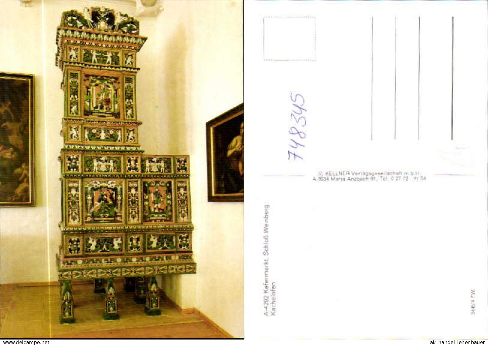 748345 Kefermarkt Schloss Weinberg Kachelofen