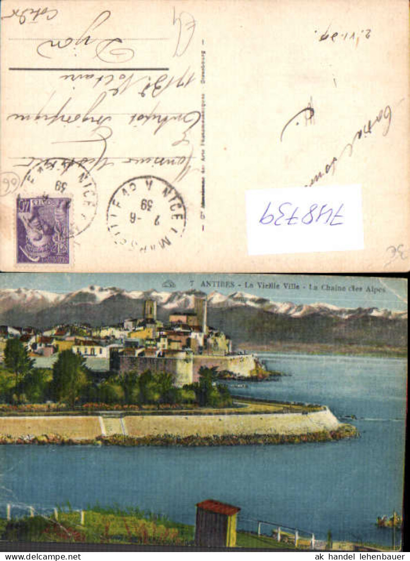 748739 Antibes La Vieille Ville La Chaine des Alpes France