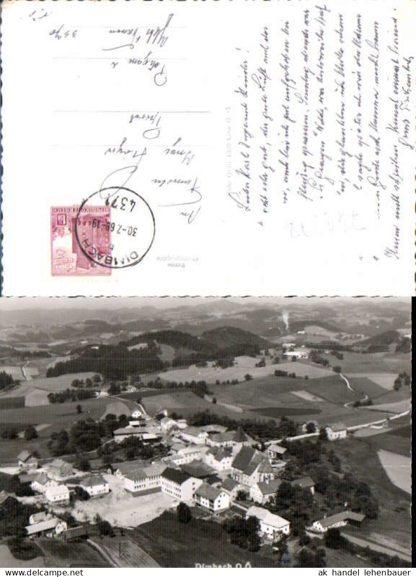 749272 seltene Fliegeraufnahme Dimbach Bez. Perg Luftbild Waldhausen