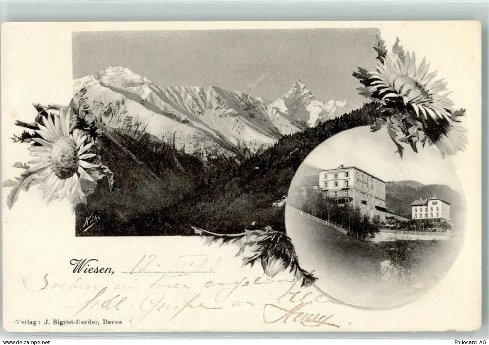 7494 Wiesen GR 1903 - Winter - 13258574