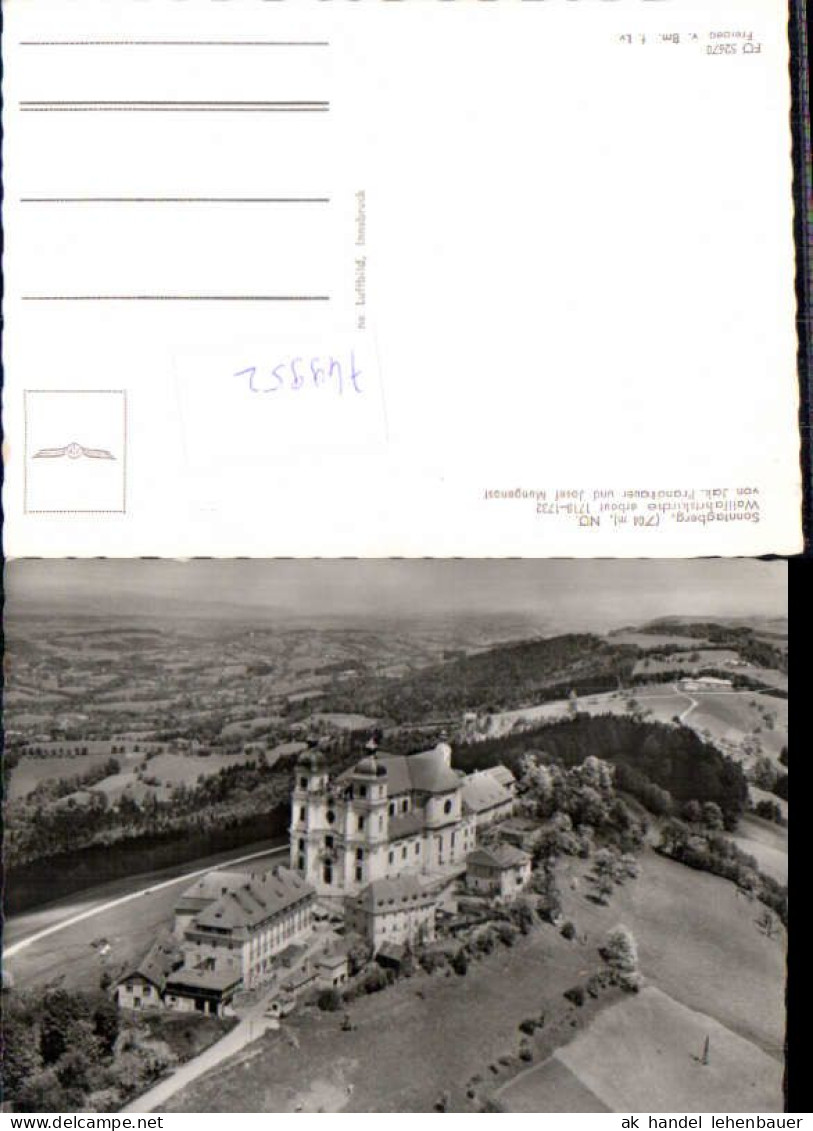 749952 seltene Fliegeraufnahme Sonntagberg Waidhofen Rosenau