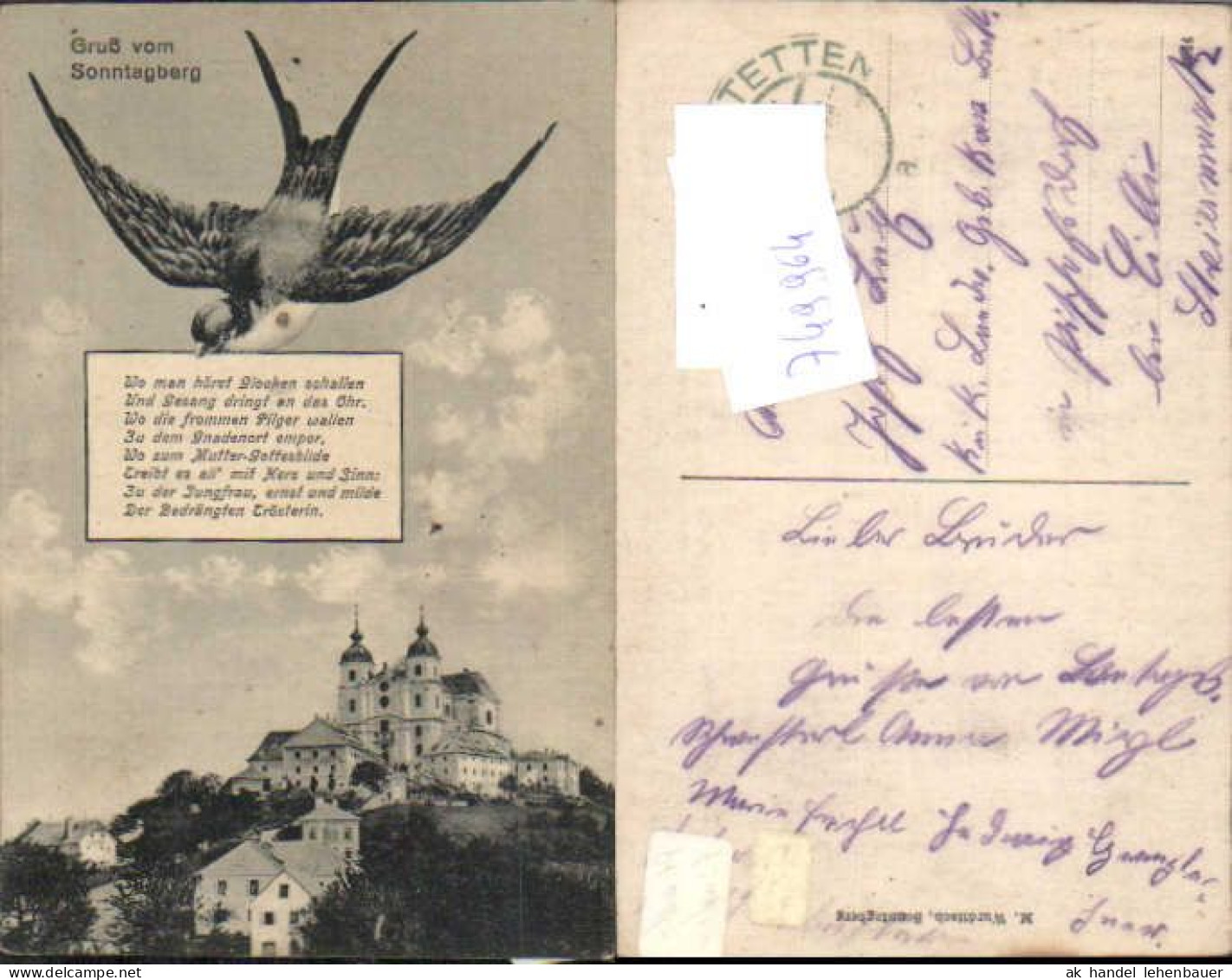 749964 Sonntagberg bei Waidhofen an der Ybbs Rosenau Schwalbe