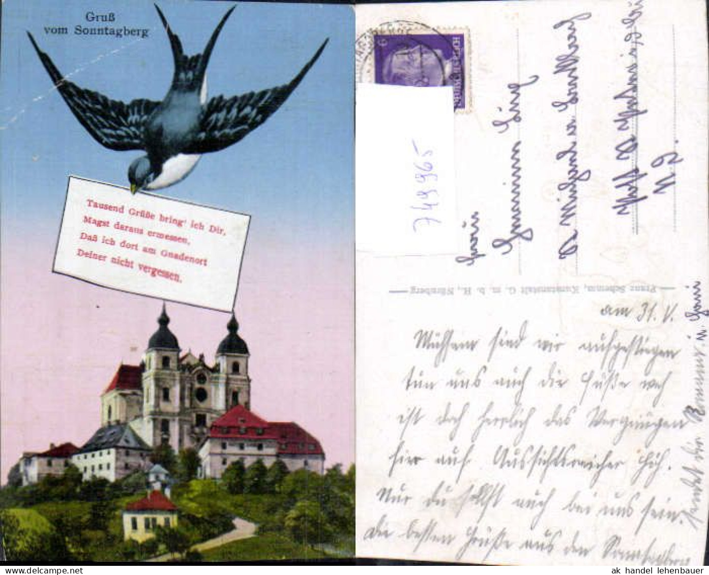 749965 Sonntagberg bei Waidhofen an der Ybbs Rosenau Schwalbe