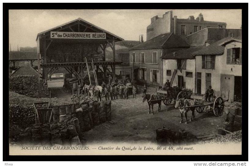 75 19 ème Paris charbonnier attelage cheval D75D K75056K C75056C RH105060