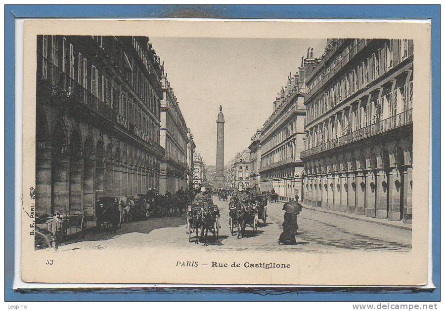 75 - PARIS - 01 Arr. --  Rue de castiglione