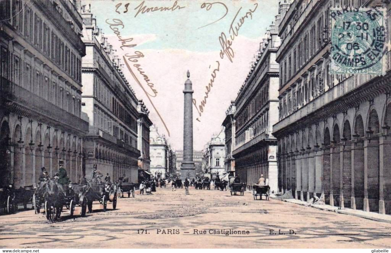 75 - PARIS 01 -  rue Castiglione
