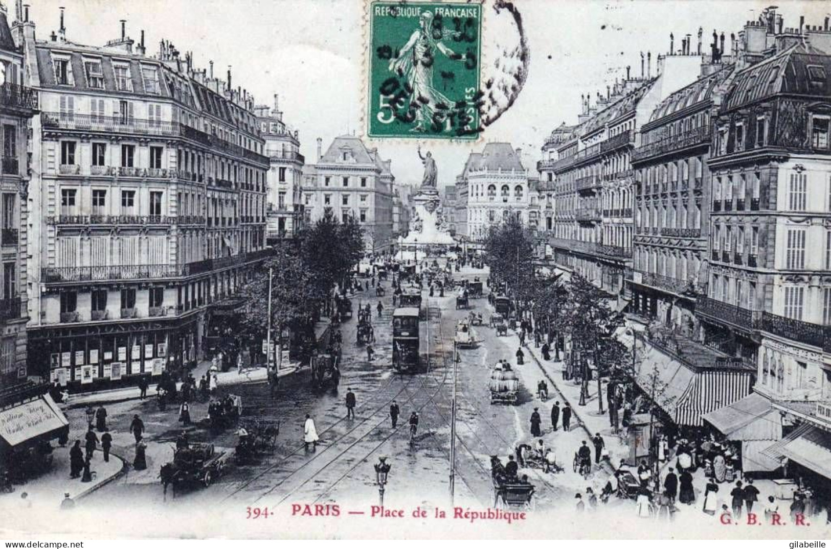 75 -  PARIS 03 - place de la Republique