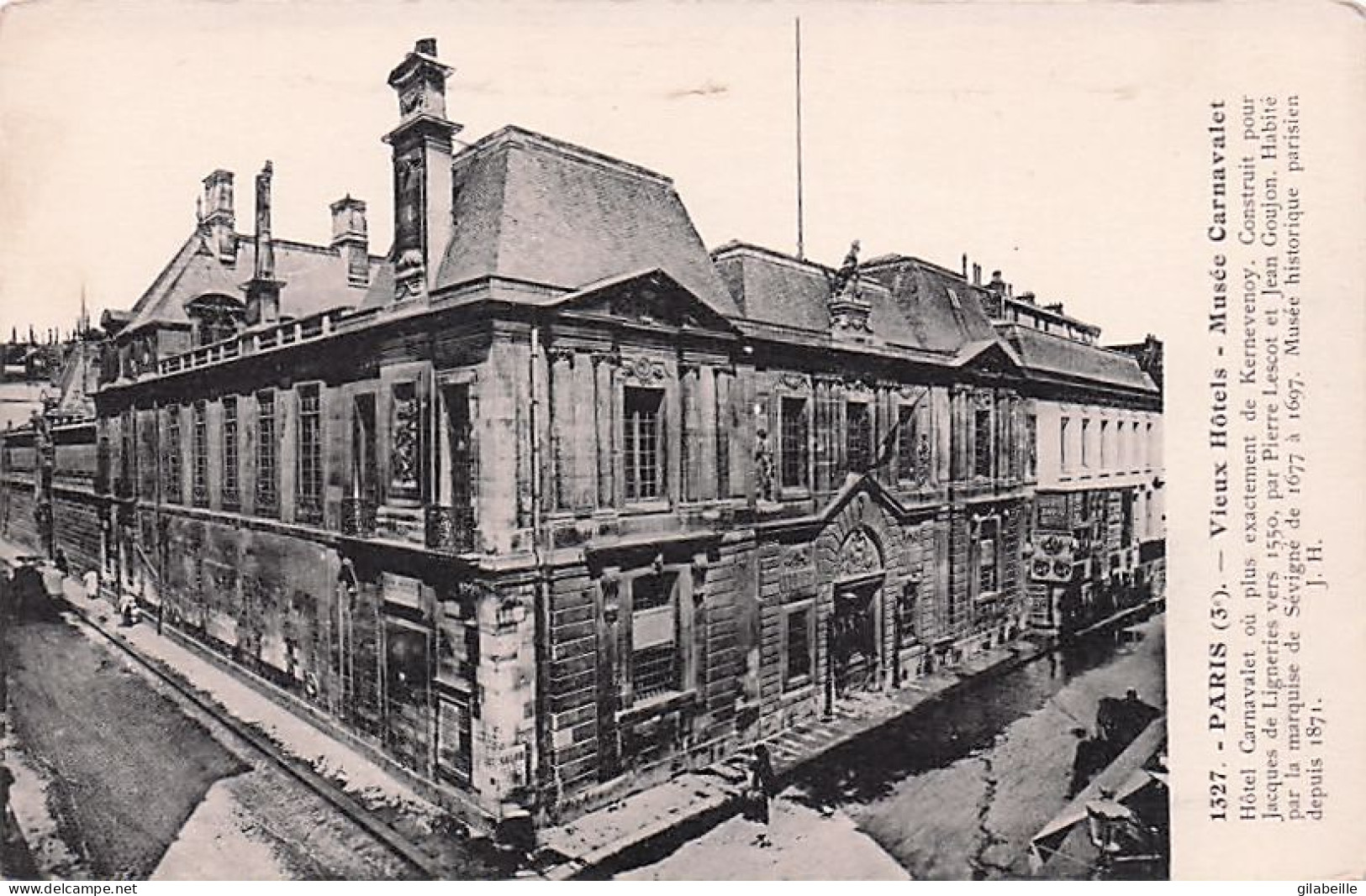 75 - PARIS 03 - vieux hotels - musée Carnavalet